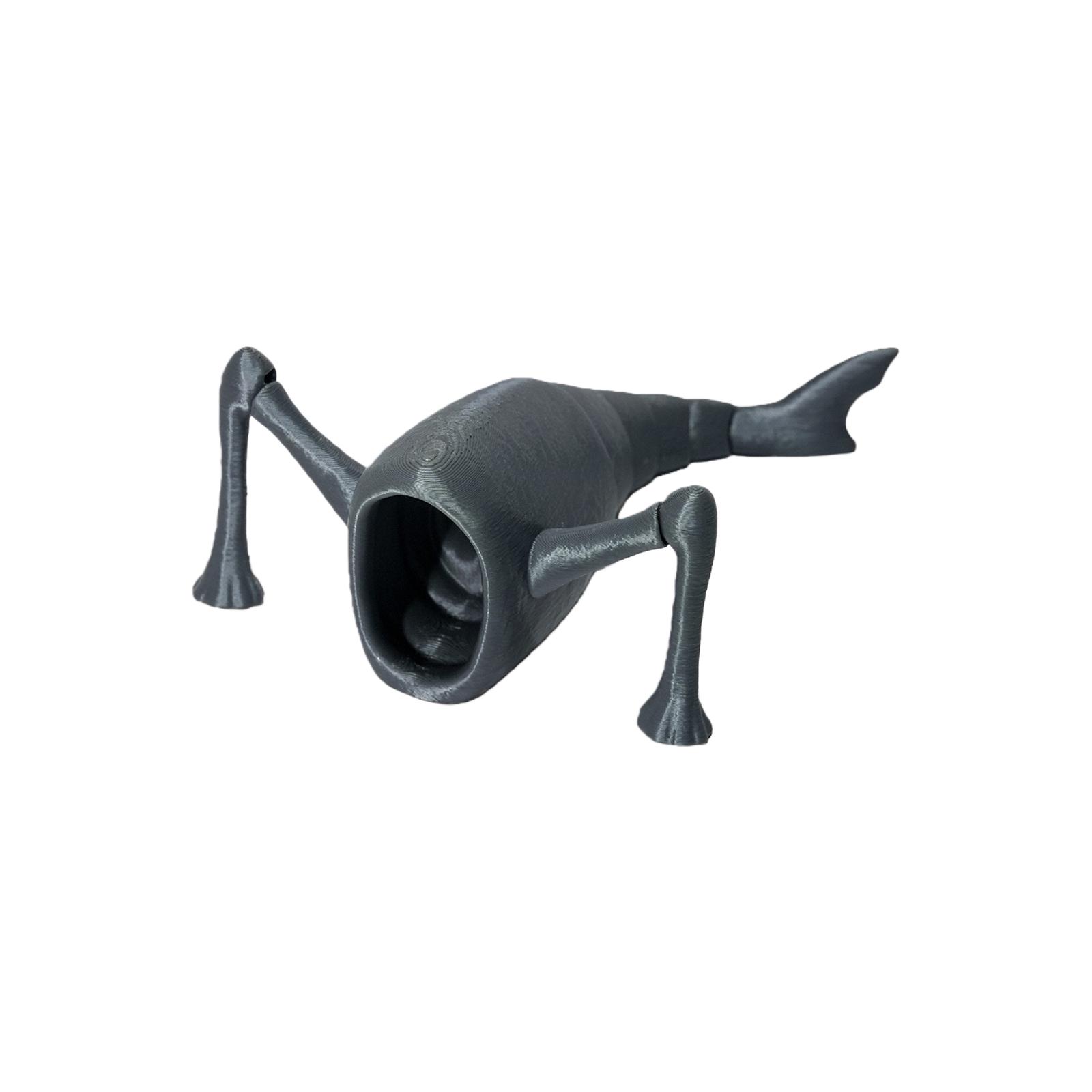 Collectible Game Character Figurine with Articulated Tail and Detailed Textured Surface for Display and Collection Purposes One Size