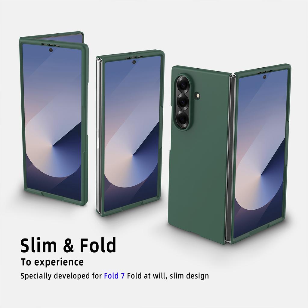 For Samsung Galaxy Z Fold7 5G Case Skin-Feel Anti Shock Hard PC Protective Phone Cover