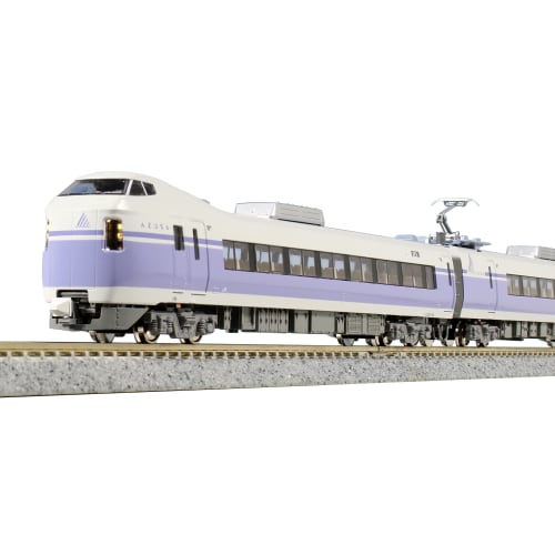 KATO N Gauge E351 Series Super Azusa 4-Car Add-On Set 10-1343 Model Train, Purple