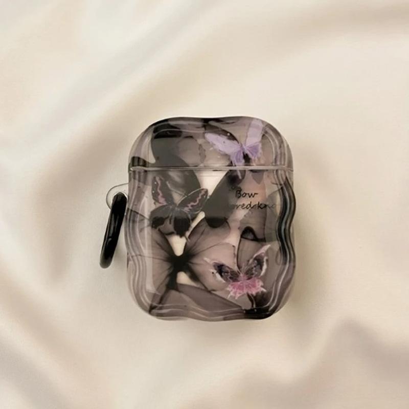 Niche Advanced Sense of Dark Butterfly, Suitable for AirPods 1/1/1 Generation, AirPods Pro Protective Cover