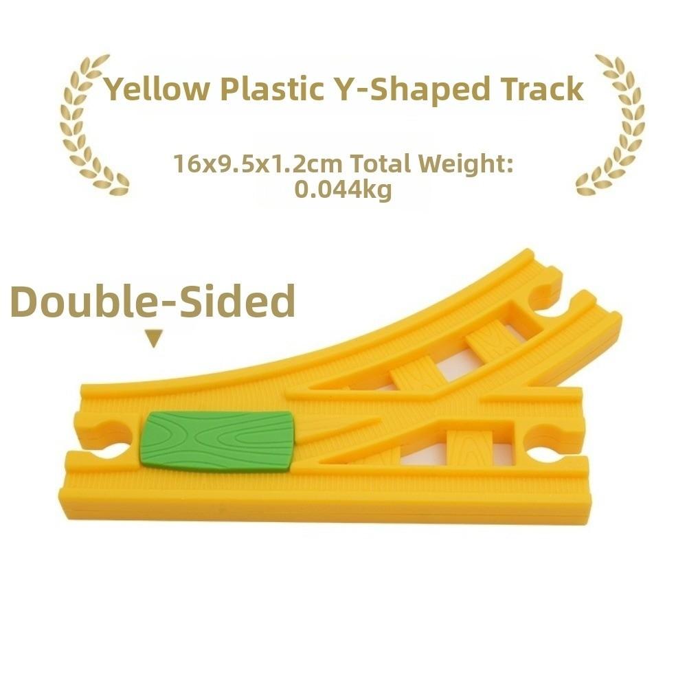 Y Track Railway Track Plastic Transform Tracks Kids Toys Train Track Accessories for Hape LILLABO