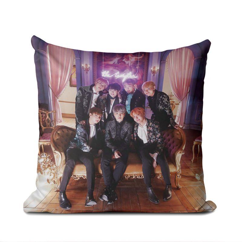 Of The Soul 7 Print Pillow Case Decorative Kpop Bangtan Boys Cover Cushion