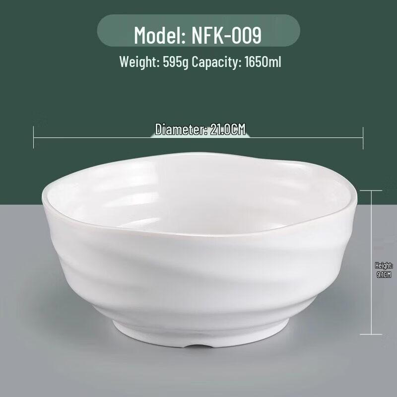 

Durable Melamine Soup/Porridge Bowl