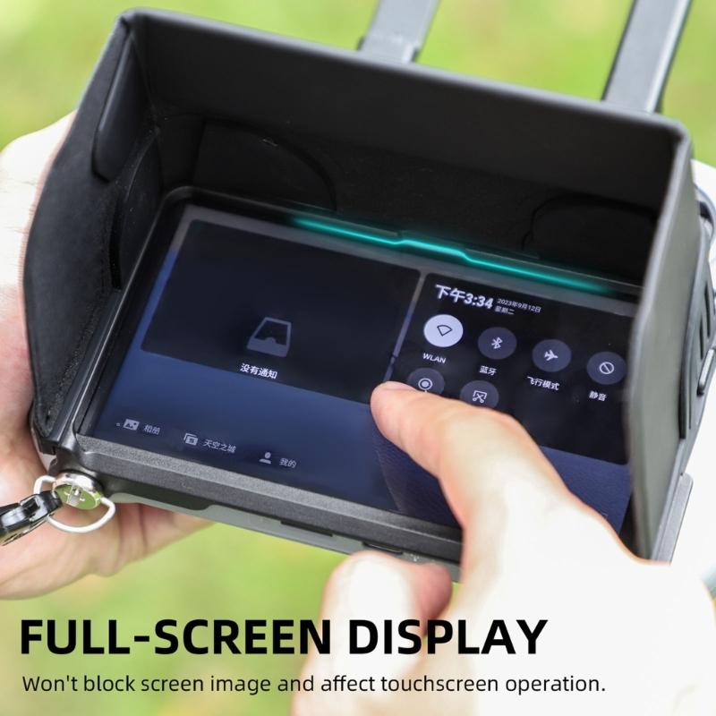 Silicone Sun Hood Sun Block for Air 3 RC2 Remote Control Protector Anti Glare Sunshade