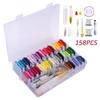 Embroidery Floss Kit Multifunctional Embroidery Thread Floss Kit 3 Layers Embroidery Cross Stitch Kit 200 Colors Friendship