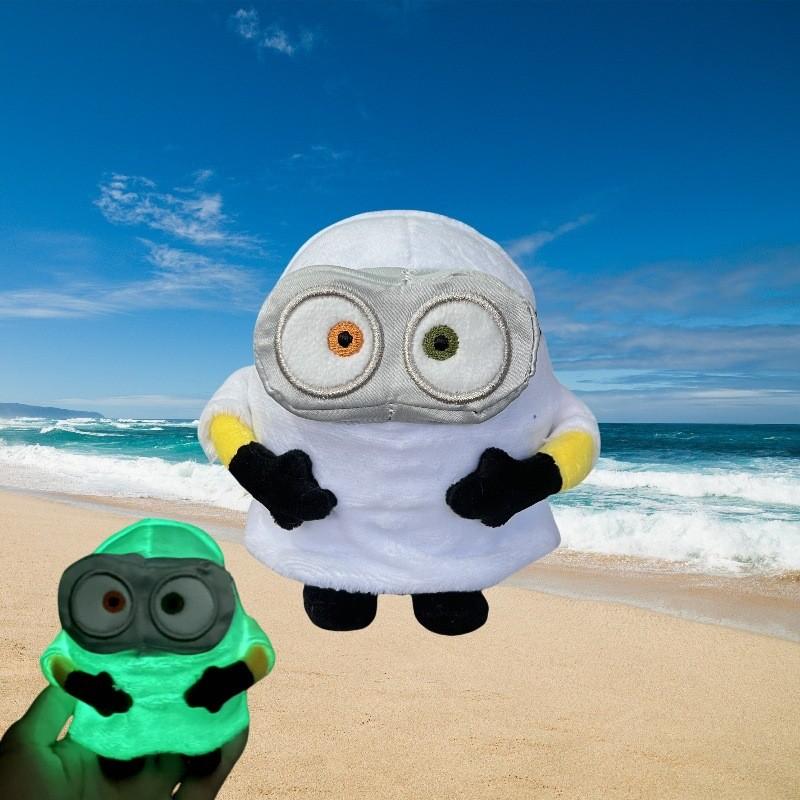 Entzückendes Leuchtendes Minion Plüschtier Stehende Figur Weiche Stoffpuppe 12cm