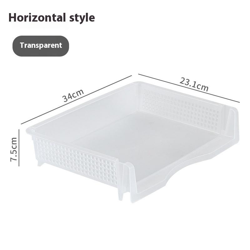 1/3Pcs Detachable Plastic Office File Folder Stand Multi-Layer Desktop Storage Ra Desk Organizer Box Document Holder