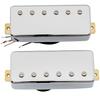 Artec MLA97 Alnico 5 Covered Mini Humbucker Pickup Neck/Bridge PU Set for Electric Guitar, Chrome