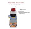 2-Speed Illuminated Knob Switch, Waterproof & Dustproof, IP65, Copper Parts, Silver Contacts, 22MM, Model: LA155B-11XD