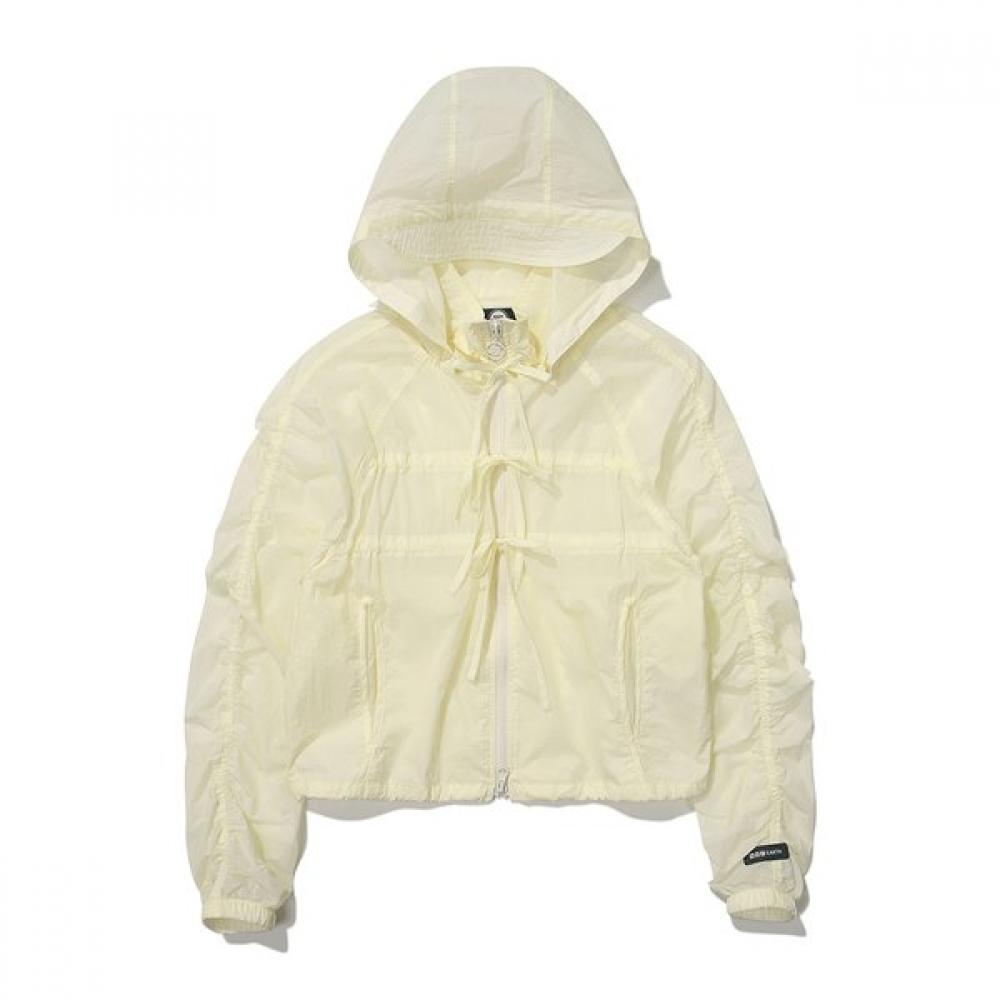 Bbc Earth Women Crop Jacket Shearing String  Ivory 090