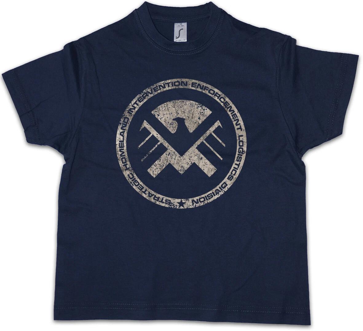 S.H.I.E.L.D. LOGO III Kids Boys kids boys T-Shirt Nick Symbol SHIELD Fury Hydra 120