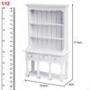 1:12 1/12 Miniature Cupboard Bookcase Dollhouse Furniture Adults Playset