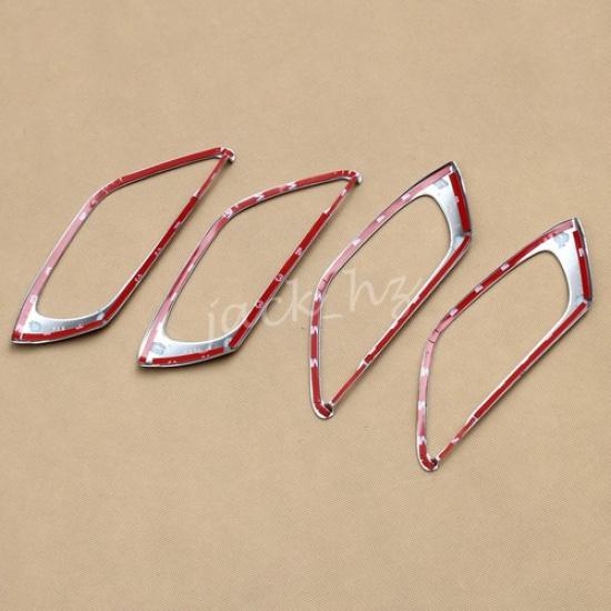 Matte Chrome Interior Door Handle Surrounds Trims For Mazda CX-5 2017-2025