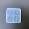 Silicone Mold Clovers Accessories Molds Practical Epoxy Resin Keychain Pendant Ornaments Mould Jewelry Making Supplies