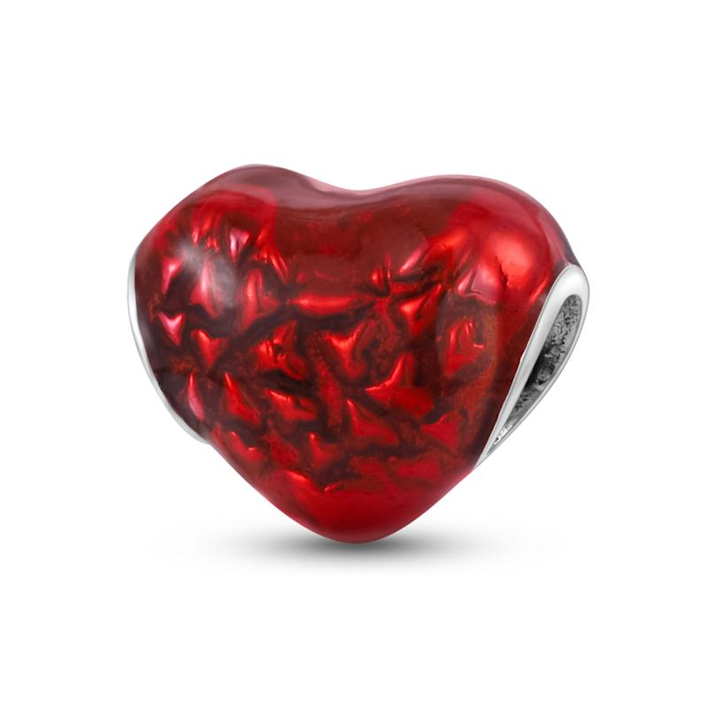 Original Bracelet Charms Copper Heart Shape Series Charms Beads For Women Fashion Diy Jewelry Gifts Making