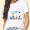 Mothers Day Theme Cute Cartoon Trend ShortSleeved Womens TShirt Polyester Fabric Simple AGeneration Style