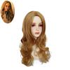 M3GAN Character Modeling Hairpiece Thriller M3GAN Protagonist Golden Brown Long Curly Hair Katie Role Black Long Straight Hair