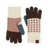 Winter gloves women's self-heating German velvet retro jacquard knitted thermal gloves female student gloves men
