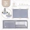 Kivo 120x180 cm Foldable Children's Playpen and Dry Pool