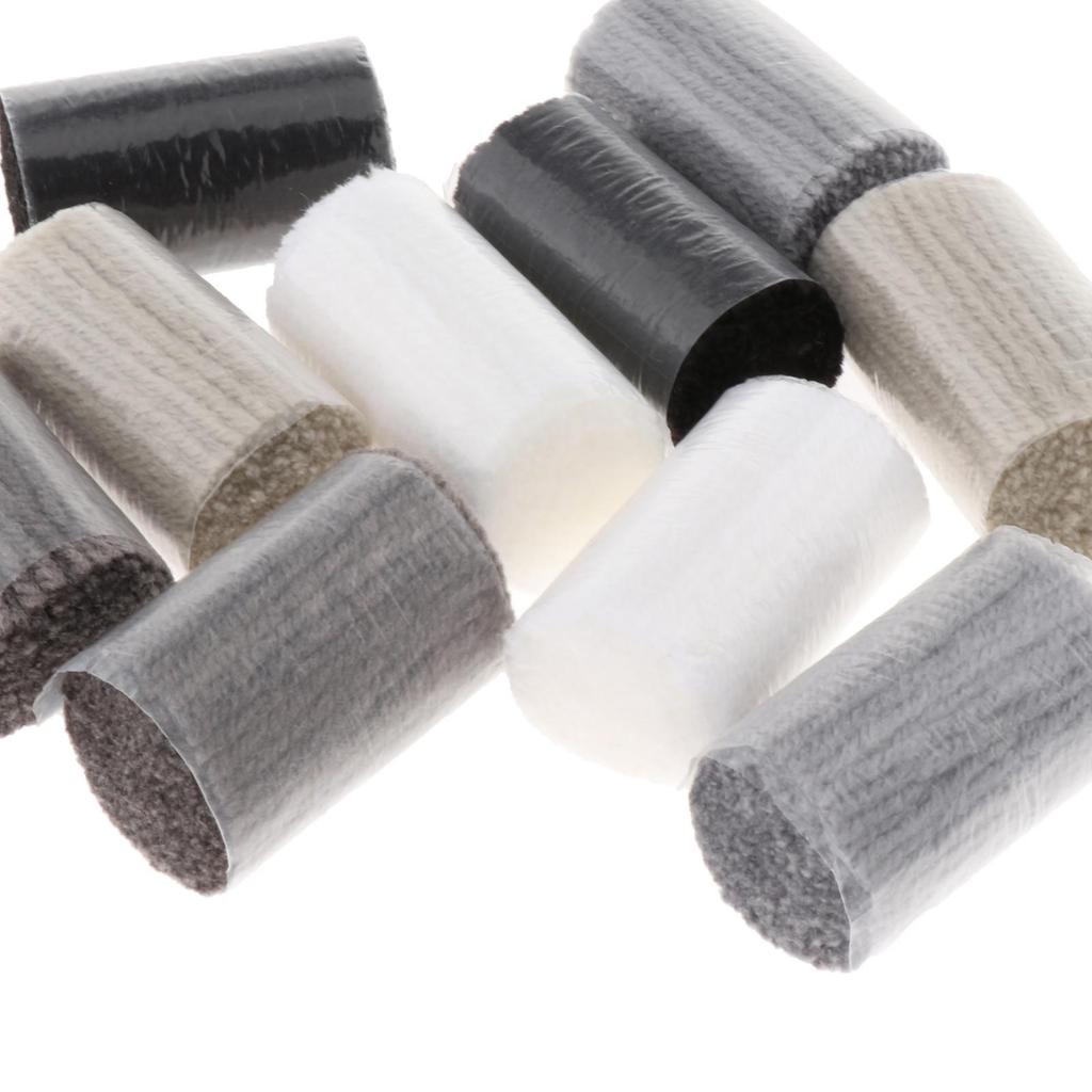 10x Latch Hook Rug Yarn Pre Cut Tapestry for Sewing Knitting Cushion Cover