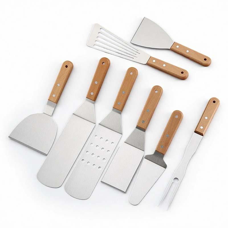 Stainless Steel Tiramisu & Teppanyaki Cooking Spatula for Pancakes and Crepes