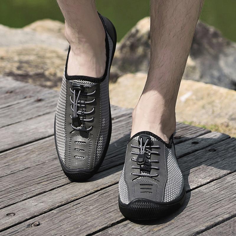 Fashion Summer casual and comfortable men's mesh breathable shoes  Non Slip Fashion Sneakers Comfortable Adult and Youth Walking shoes