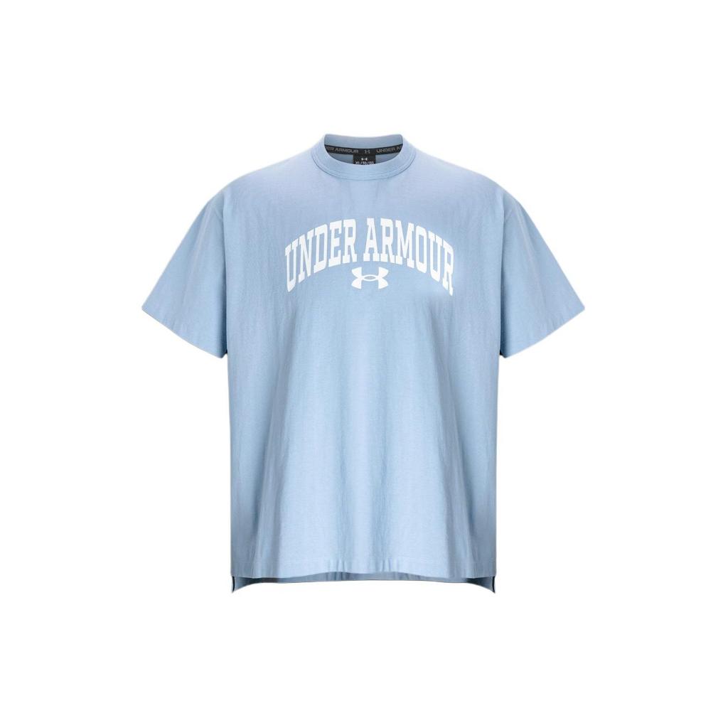 Under Armour Soft Comfortable Lightweight Short Sleeve T-Shirt Unisex Tops Light-Blue Purple 1387994-539