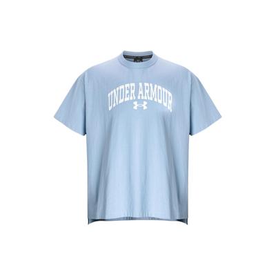 Soft Comfortable Lightweight Short Sleeve T-Shirt Unisex Tops Light-Blue Purple 1387994-539