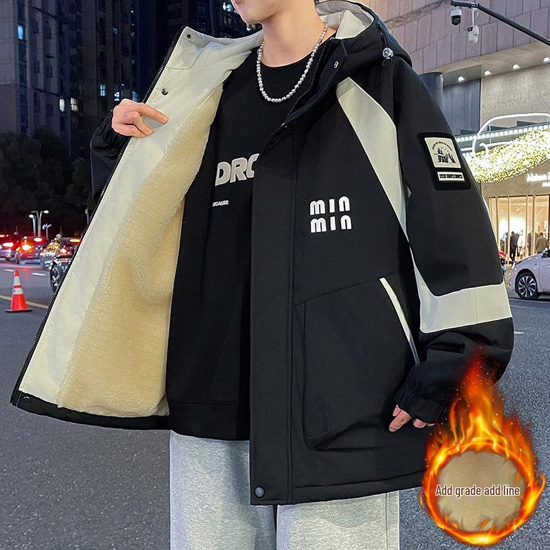 

Подростковая ветровка на флисовой подкладке: Толстая, красивая, морозостойкая куртка для старшеклассников 4XL for 180-200 lbs