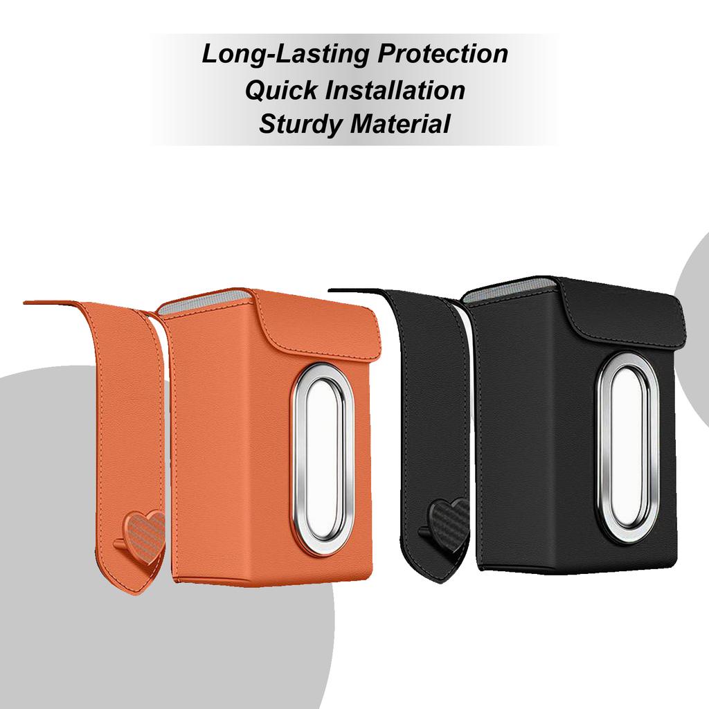 Car Seat Back Tissue Box Holder Leather Drawer Box Facial Paper Organizer Multifunctional Double Hook Tissue Box Interior