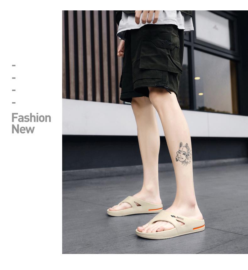Men's Large-Size Fashion Flip-Flops: New Summer Thong Sandals with Thick Soles, Trendy Casual Slippers