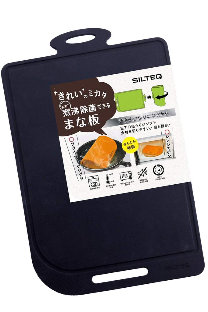 SILTEQ SILTEQ Roll Up and Disinfect, Clean Cutting Board, Black SILTEQ