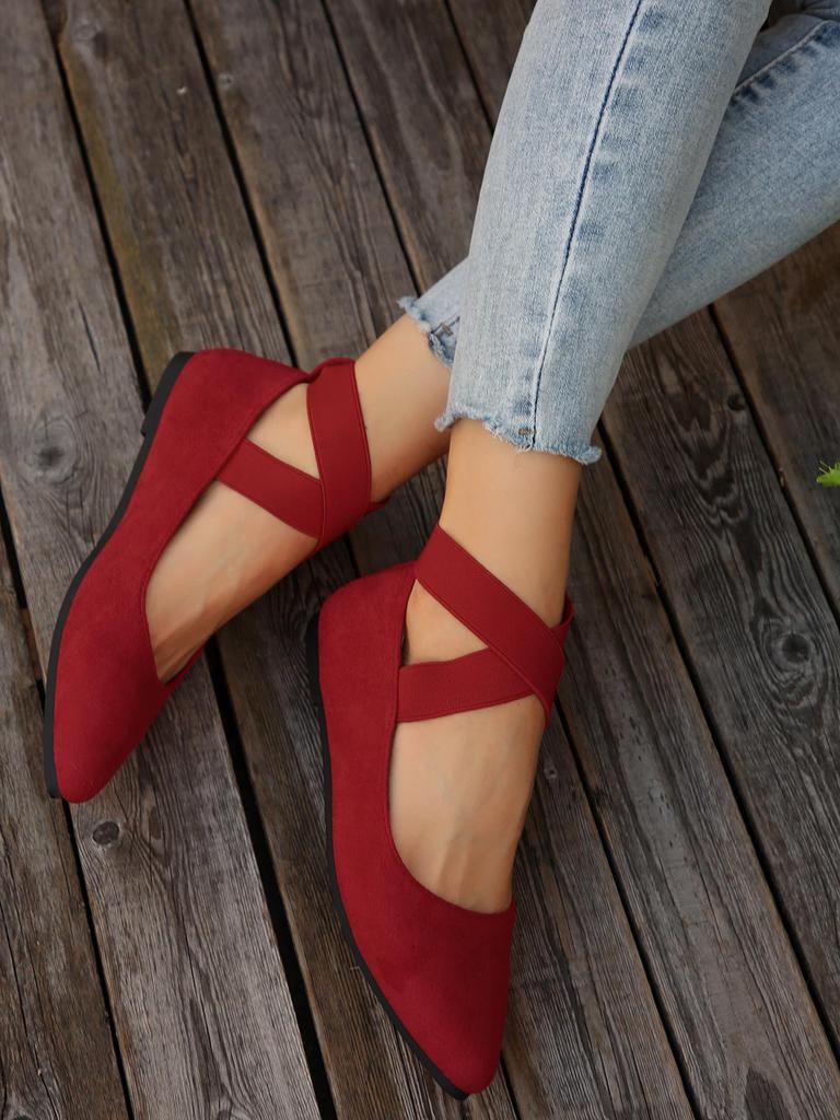 Plus Size Women's Casual Slip-on Loafers - Summer 2025 European & American Style, Size 43