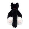 Sun Lemon Lap Cat Plush Animal Small P-6242 Black and White Cute Cat 13 X 36 X 15cm