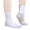 YUEDGE White Athletic Cushioned Cotton Crew Socks for and Casual Set Women's Socks, Sweat-Wicking, Odor-Resistant, Commuting, Work, Wear, 5-Pair