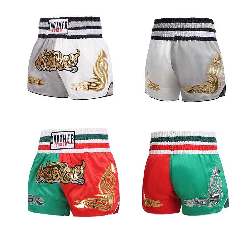 Boxing & Muay Thai Fight Shorts: Spliced Design for Men & Women