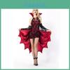 Halloween Vampire Queen Costume For Stage Performances With Polyester Fabric For Women