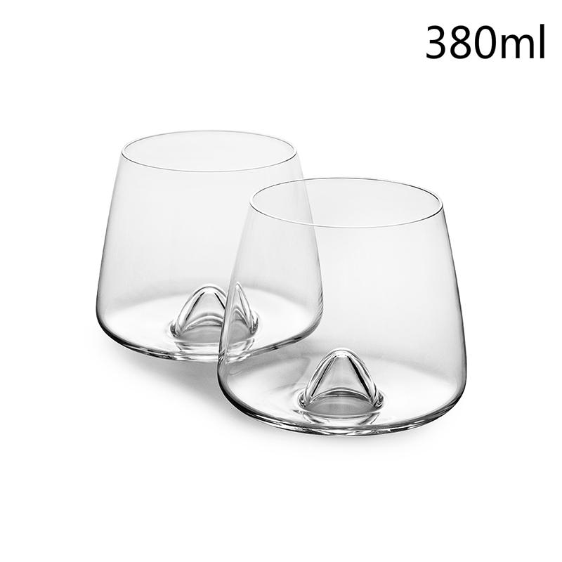 2 Pcs Vortex Whiskey Glass Denmark Old-fashioned Crystal Wine Glasses Swirl Eddy Rock Tumbler Cognac Brandy Snifters Liqueur Cup