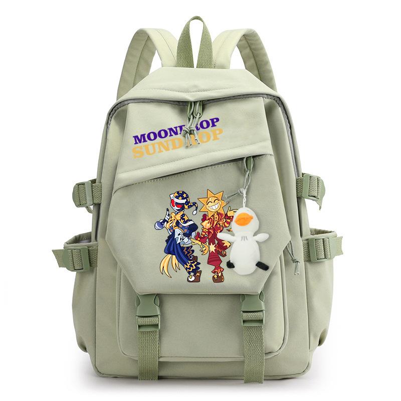Game Merchandise Cartoon Print Student Bag Outdoor Leisure Large Capacity Backpack