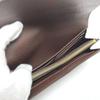 Louis Vuitton Damier Portefeiulle Sarah N63209 Long Wallet Purse Ebene Brown Used
