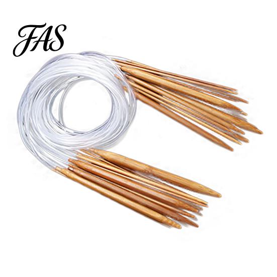 Crocheting Knitting Circular Needles Comfortable Touch Convenient Flexible Bamboo for Gloves Needle