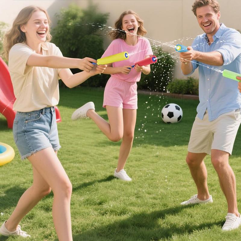 Fireworks Water Gun Toy Straight Tube Watergun Children Adults Summer Swimming Pool Toys Gift Outdoor Fun Water Fight Props TMZ