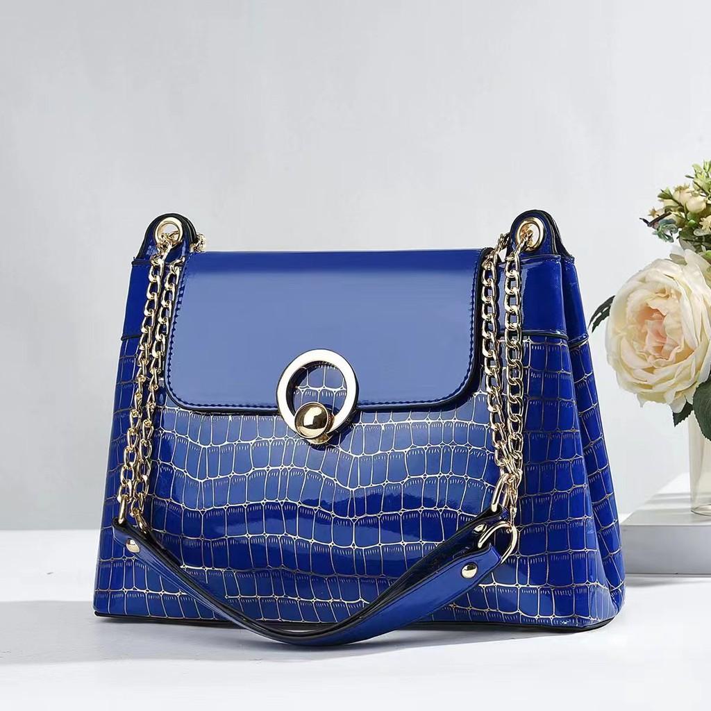 Trendy Chain Shoulder Bag For Women Featuring Soft Pu Material Available In Multiple Colors