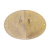 Retro Round Plate Pull Handle Cabinet Wardrobe Double Door Ring Pull for Home Door