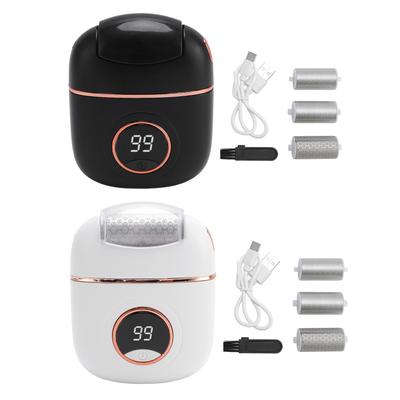Electric Foot Callus Remover Scrubber High Low Speed Pedicure Kit USB Foot Grinder File with 4 Alloy