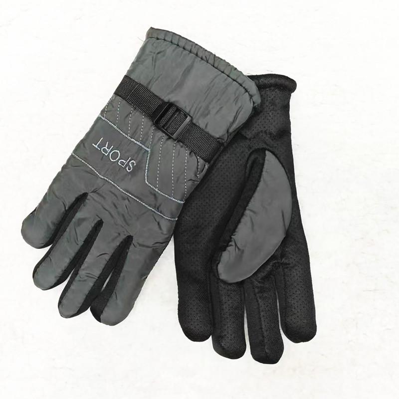 Outdoor Adult Warm Gloves Winter 2 Cotton Fleece Gloves Ski Motorcycle Riding