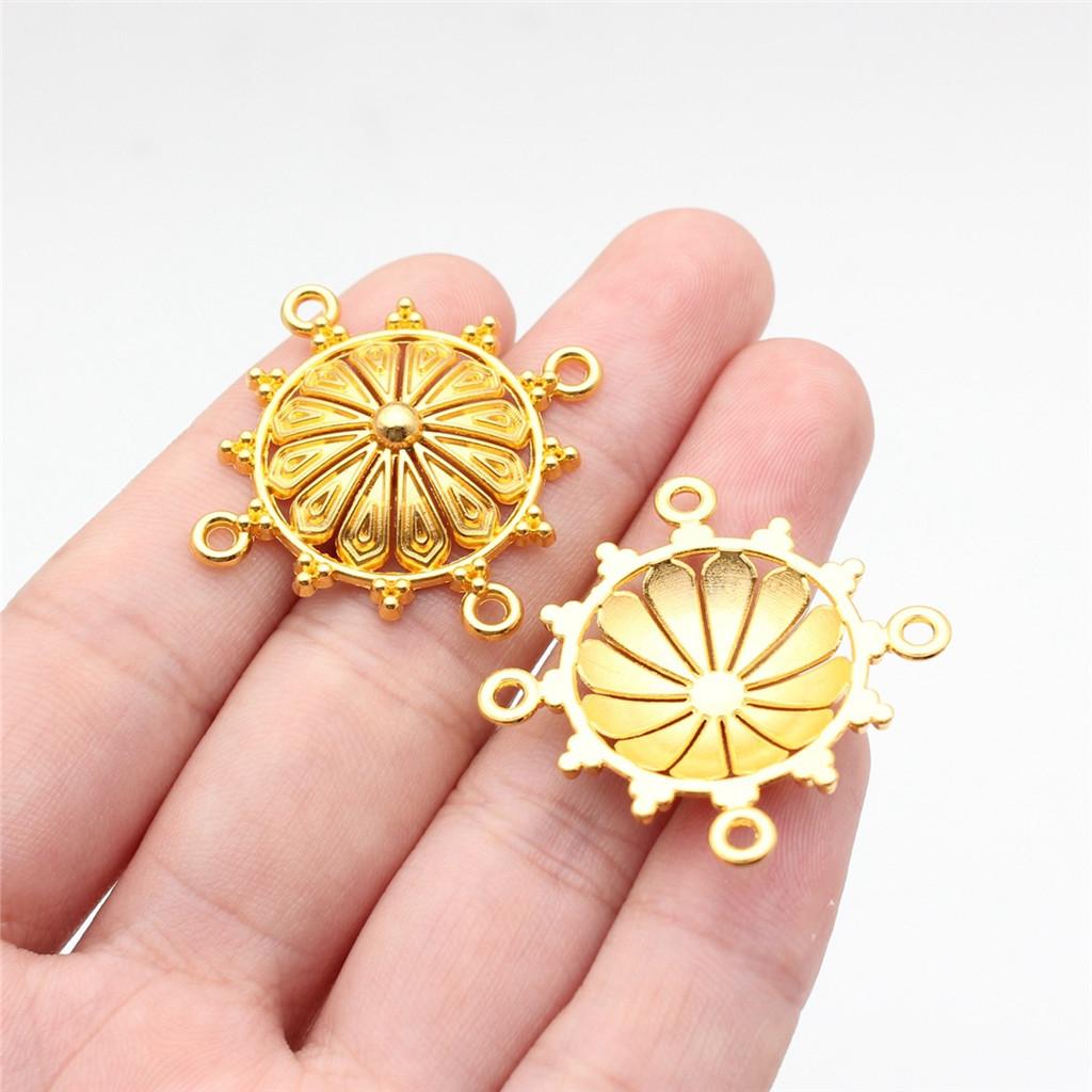 Accessories Parts Four-Hole Necklace Connector Wedding Jewelry Findings TA023