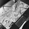 Topographische Abstrakte Wellen Mauspads Gamer Büromatte Mauspads Leichter Gaming-Raum Schreibtischmatte Kunst Tastaturmatten Mauspads Firma