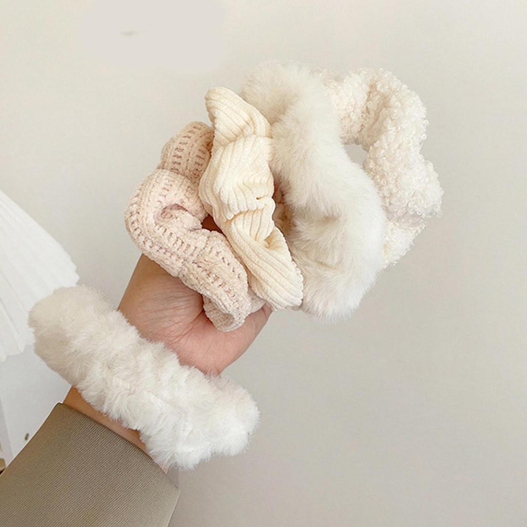 Pack of 7 Stylish Women Hair Ties Scrunchies for Girls Wedding