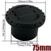1/2/4/6X 75mm Air Vent Deflector Outlet Louver Rotatable Diesel Parking Heater Air Conditioner Black For Car Truck VAN Camper
